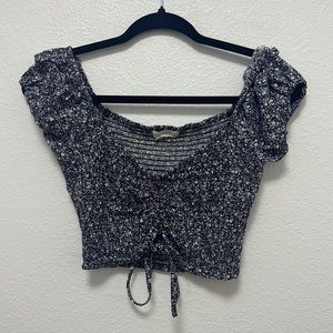 Floral crop top